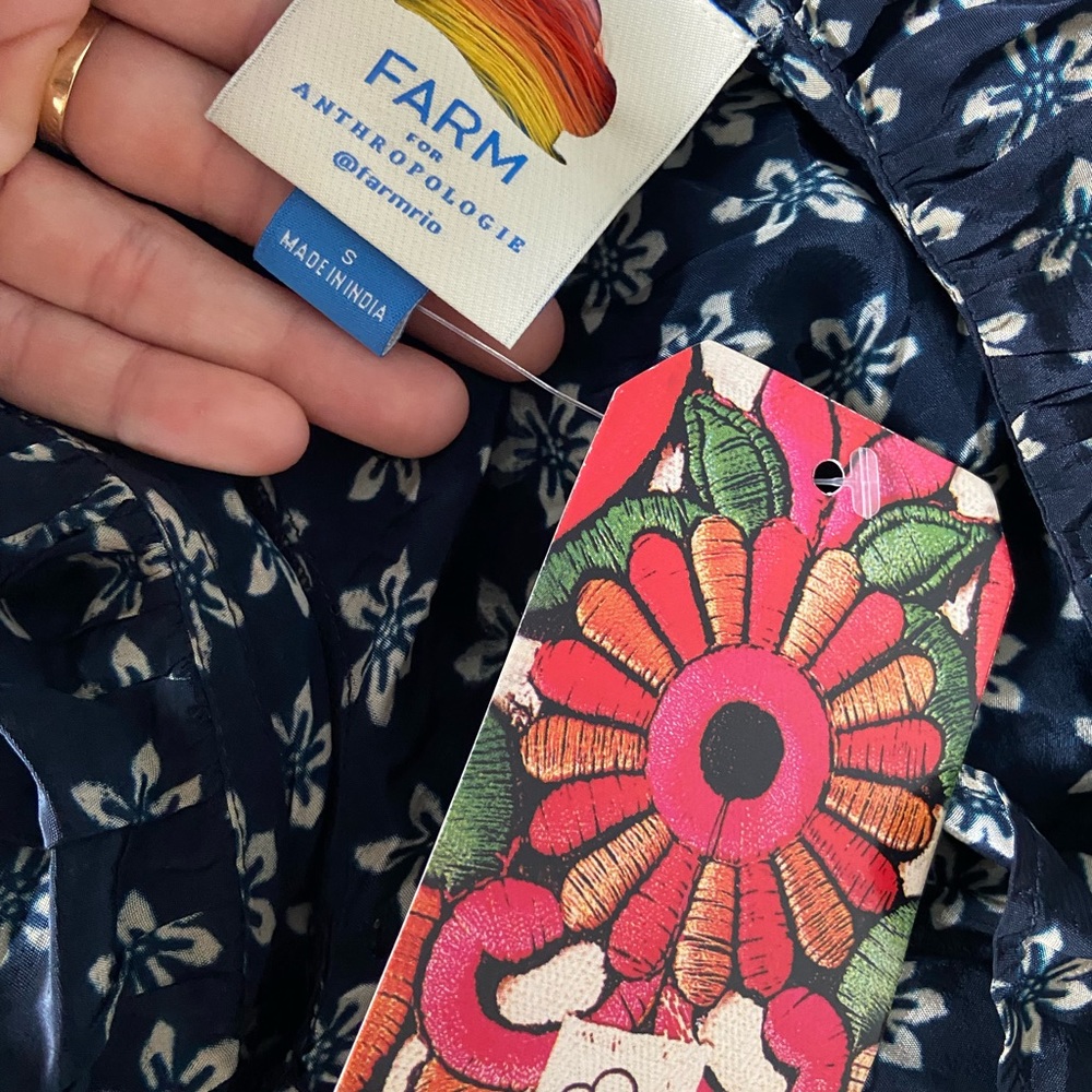 FARM Rio -Maxi wrap dress - size S - Picture 2 of 2